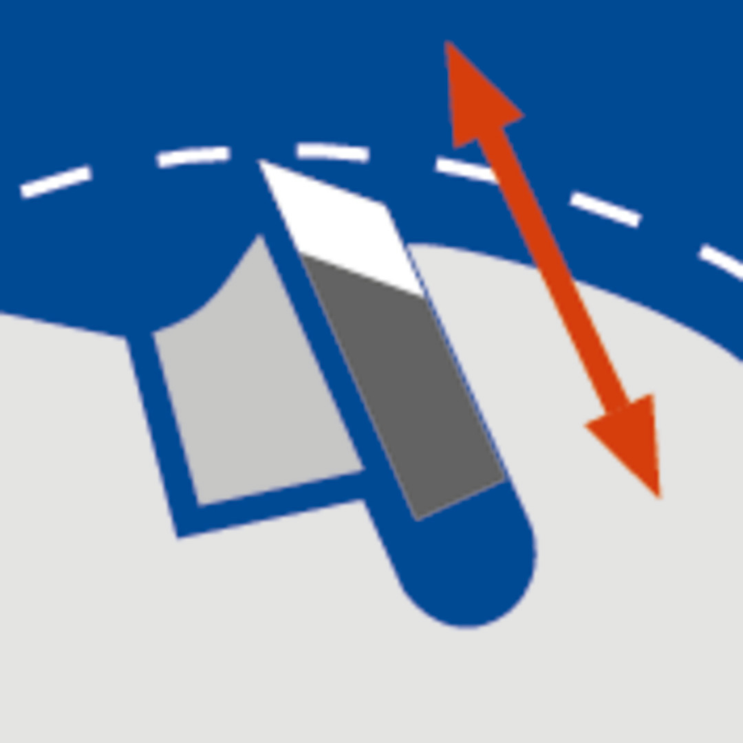 Mechanische mesopspanning instelbaar Mechanische mesopspanning instelbaar
