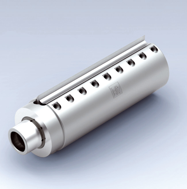 Planerhead with serrated back planer knives cutting angle 12° HSK 85 WS