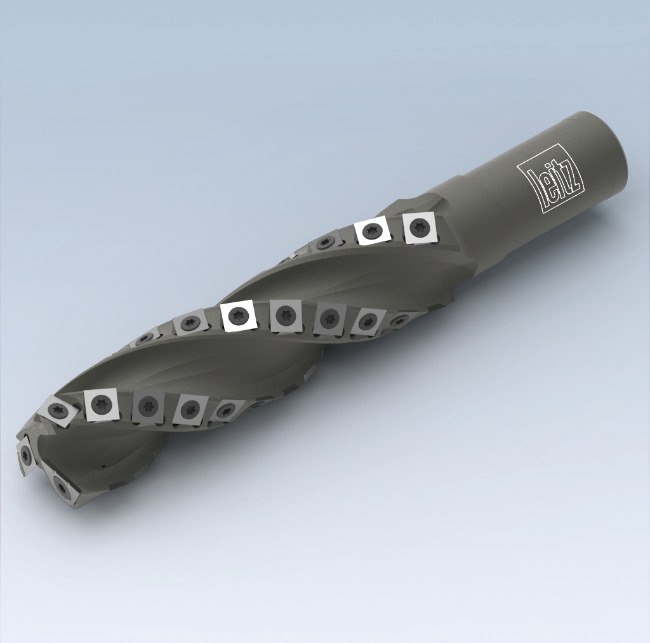 Roughing router cutter in turnblade design - HeliCut 11, Z 2+2