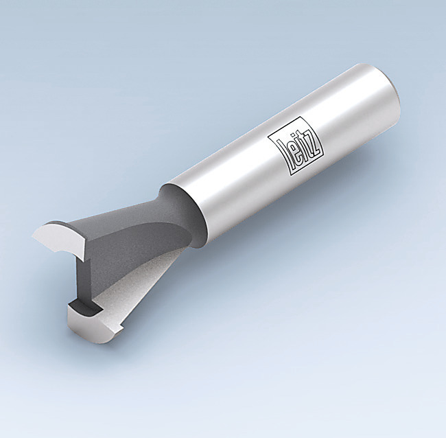 Dovetail cutter, HS / HW, Z 2, shank 8 mm