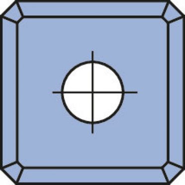 Wendemesser mit Fase, Höhe 12 mm