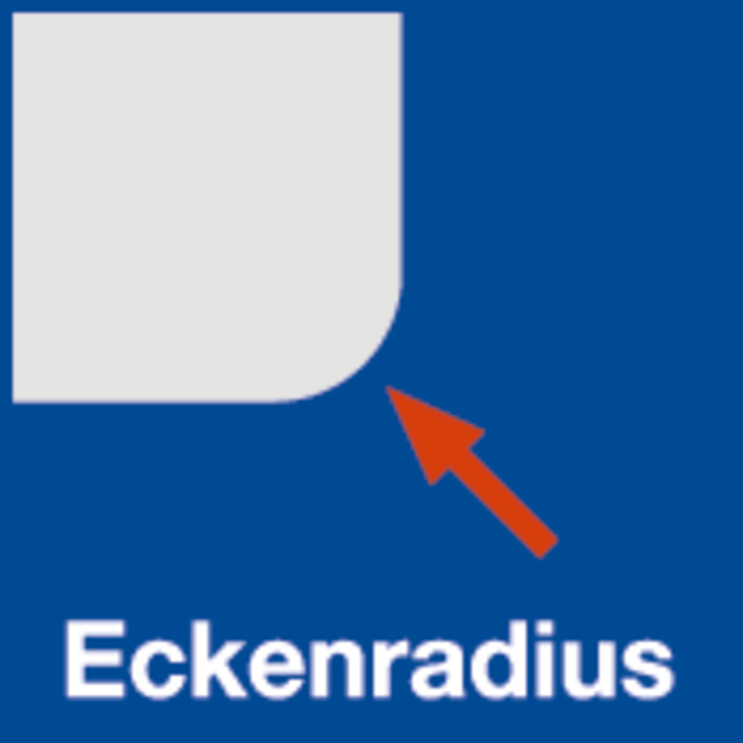 Corner radius Corner radius